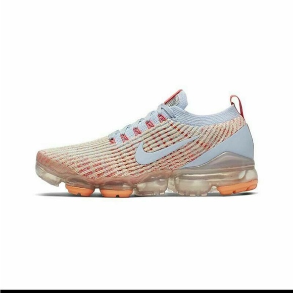 Nike Shoes - Nike Women's Air VaporMax Flyknit 3 Running Shoes Blue Orange AJ6910-400
